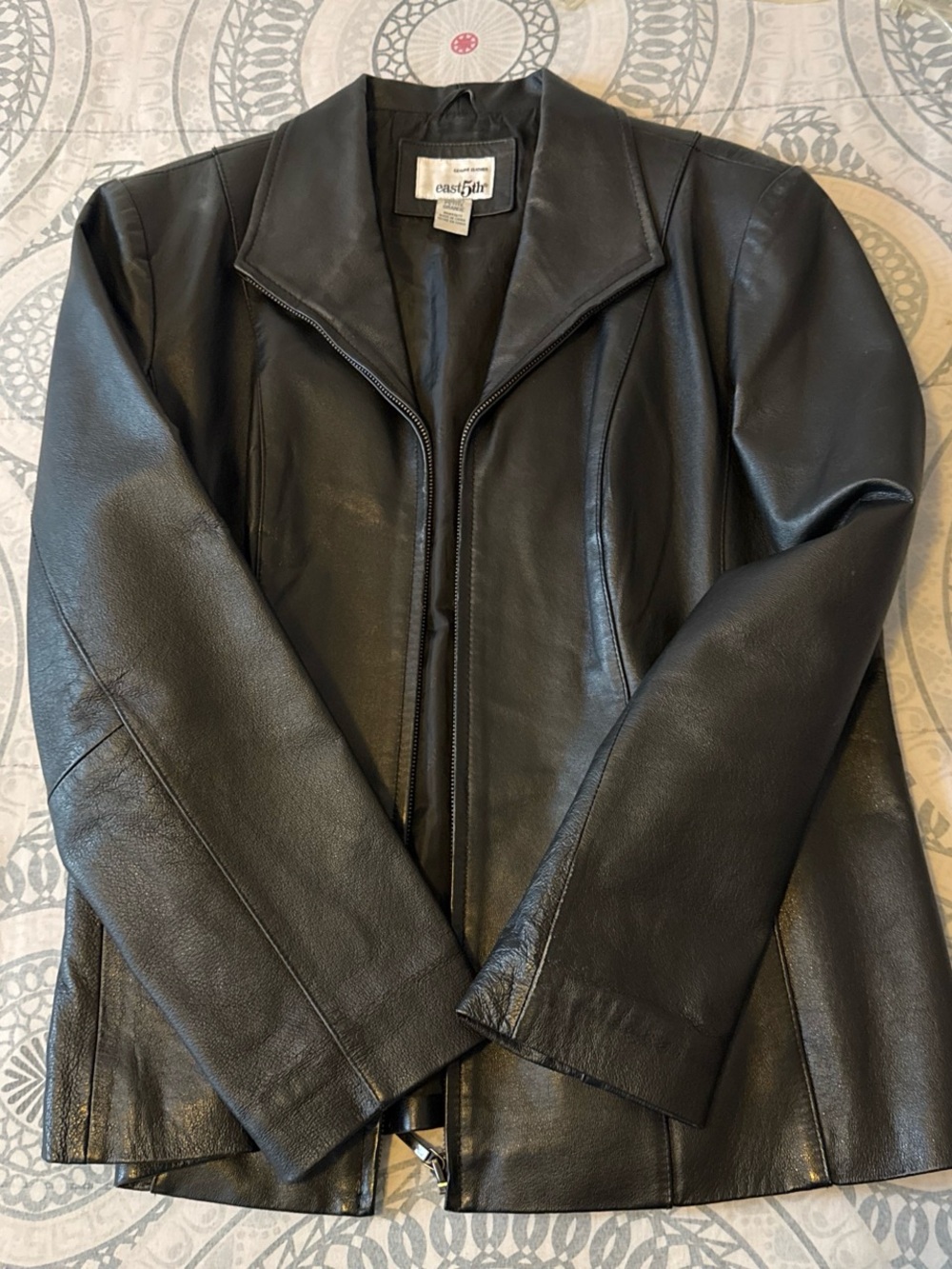 East 5th Women’s Black Leather Jacket